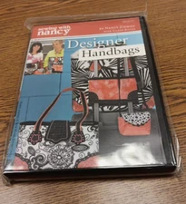 Sewing with Nancy "Designer Handbags" DVD 2011 Nancy Zieman DIY Instructional b9