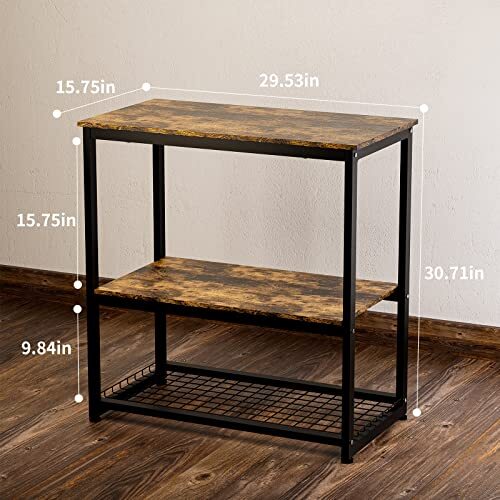 Fish Tank Stand,Aquarium Stand,Vintage Ironwood Aquarium 20 Gallon