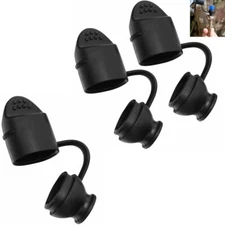 3 PACK 60091 FOR BIG-BITE VALVE COVER CAMELBAK BLACK FOR HYDRO-LINK VALVE  W