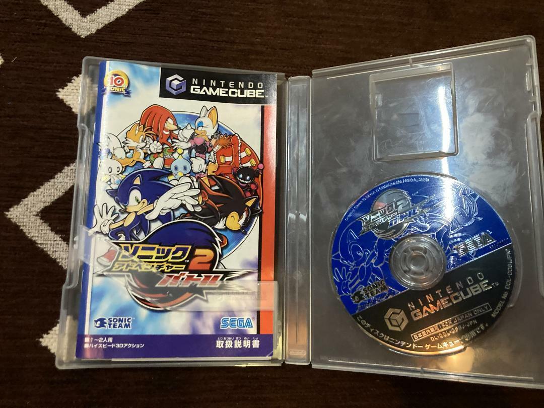 SEGA Sonic Adventure 2 Battle Nintendo Gamecube GC Used Shipping