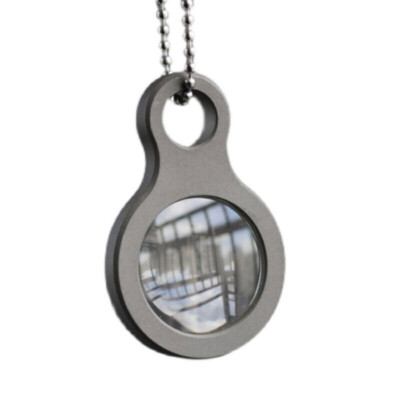 EDC Titanium Alloy Magnifier Glass Convex Lens Outdoor Porable Make Fire Tool