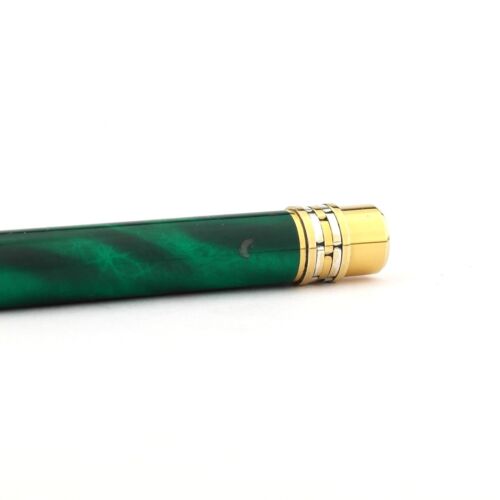 Rare Vintage Must de Cartier Trinity Malachite Lacquer Ballpoint Pen - Bild 15 von 16
