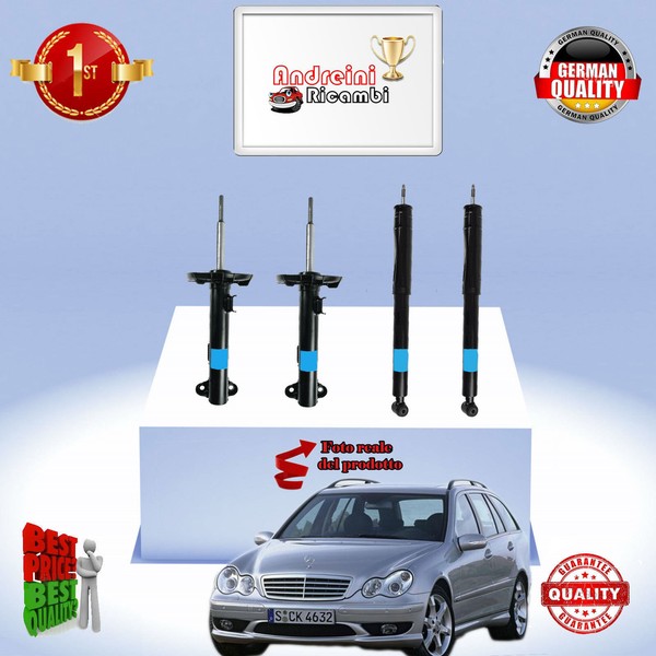 Set 4 StoßDäMpfer Vorderseite + Heck Mercedes Sw 200 CGI 125KW Ab 2006 ->-image