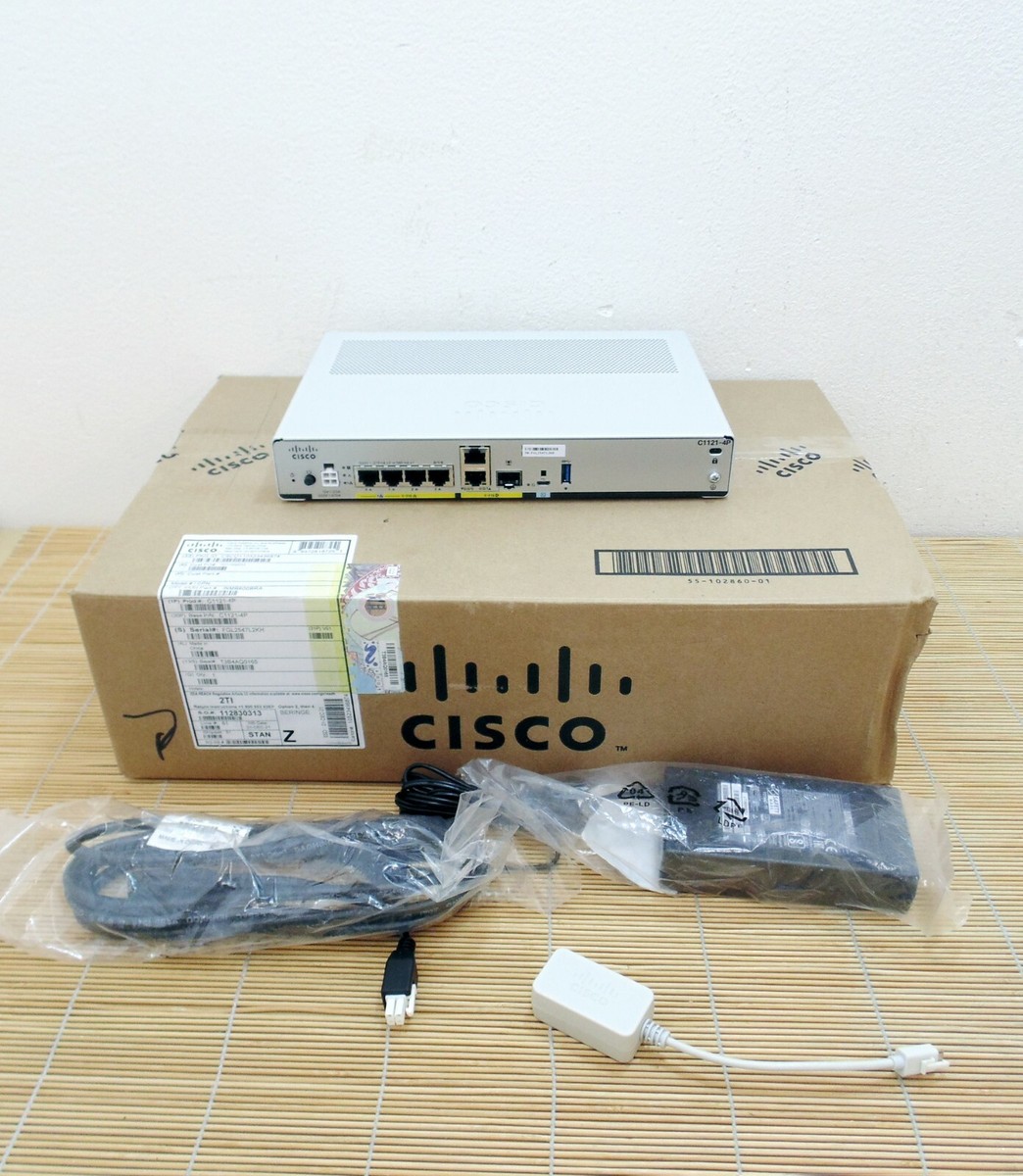 New Cisco C1121-4P ISR 1100 4P Dual GE SFP Router New Open