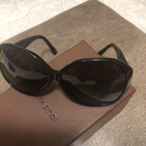 Auth LOUIS VUITTON Brown Gold Speckling Metal Frame Auth LOUIS VUITTON Brown Gold Speckling Metal Frame