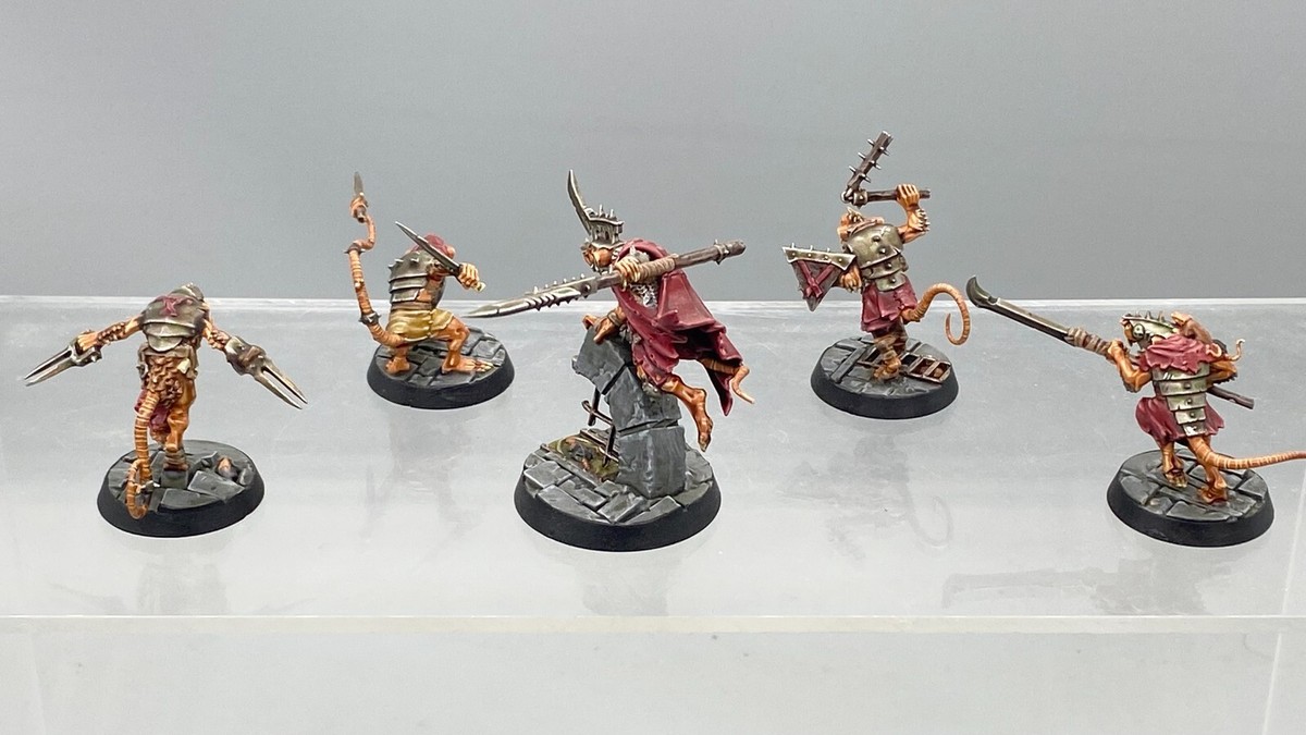 くまスケルヴ [激レア]brandtpeters scottwilkowski Warhammer AoS - Skaven Underworlds Spiteclaw's Swarm painted (6E14