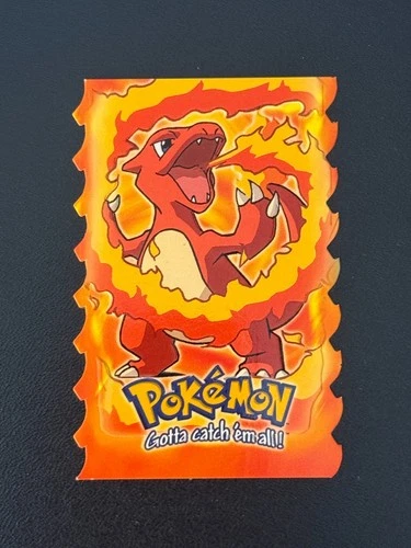 Charmeleon 5 of 12 Die Cut Blue Logo Pokemon Topps