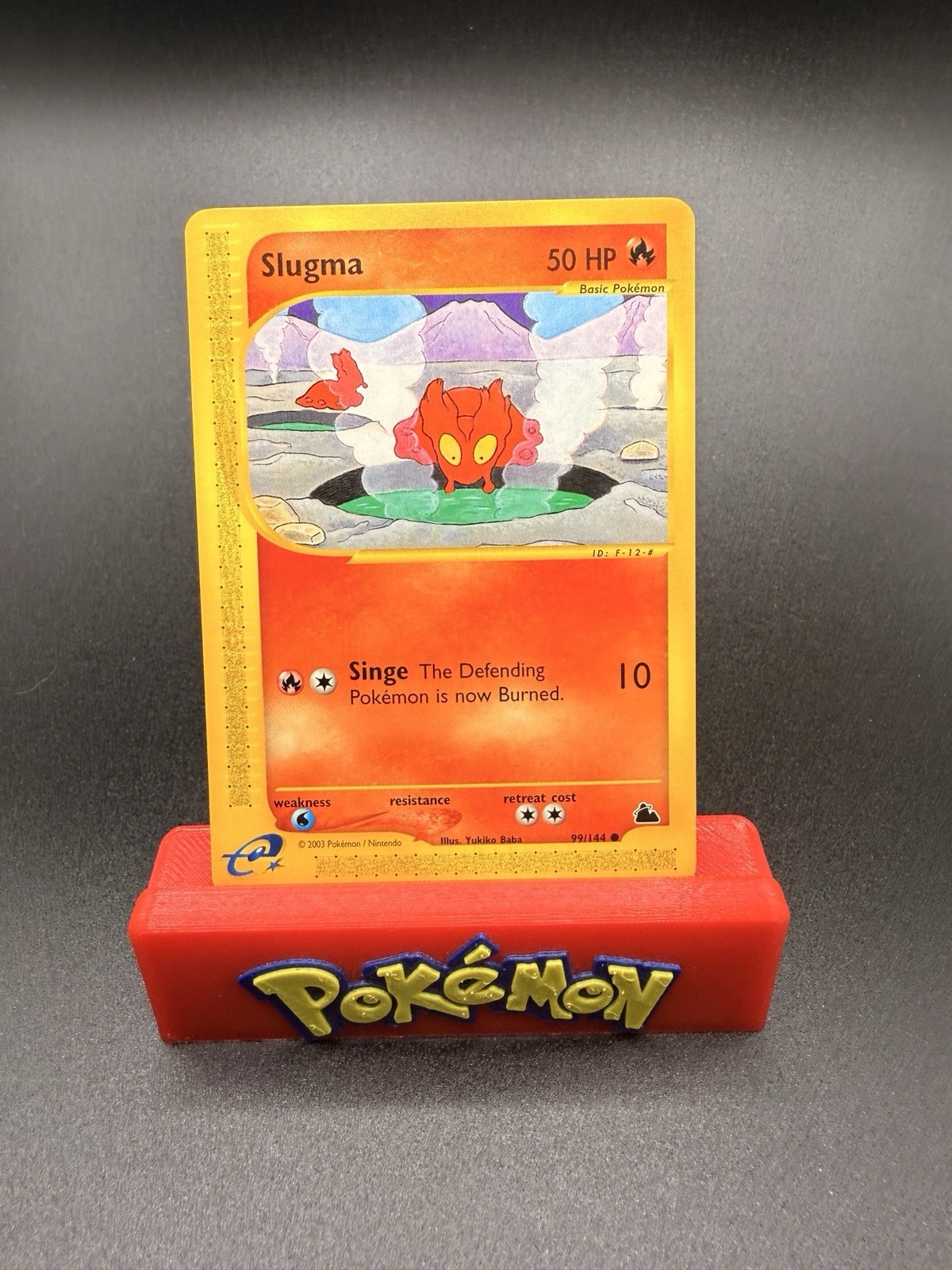 Slugma 99/144 - Skyridge - Near Mint - Pokemon Card - E Reader