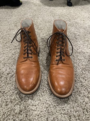 Sz 11 D Edward Boot Rust Kangaroo | Grant Stone