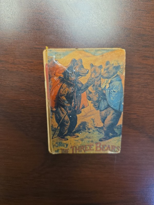 The Story of The Three Bears Miniature Hardback Book Vintage Christmas Ornament