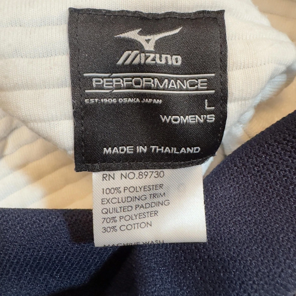 Pantalones de rendimiento Mizuno para mujer grandes azul marino acolchados softbol béisbol acolchados Foto 4 de 4