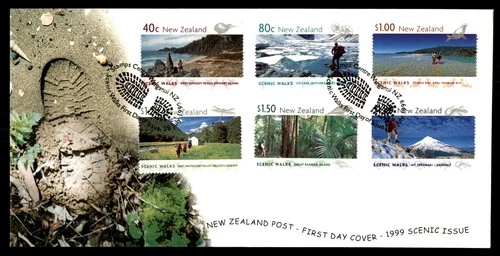 Mayfairstamps New Zealand FDC 1999 scenic walks hiking First Day Cover aax_33721