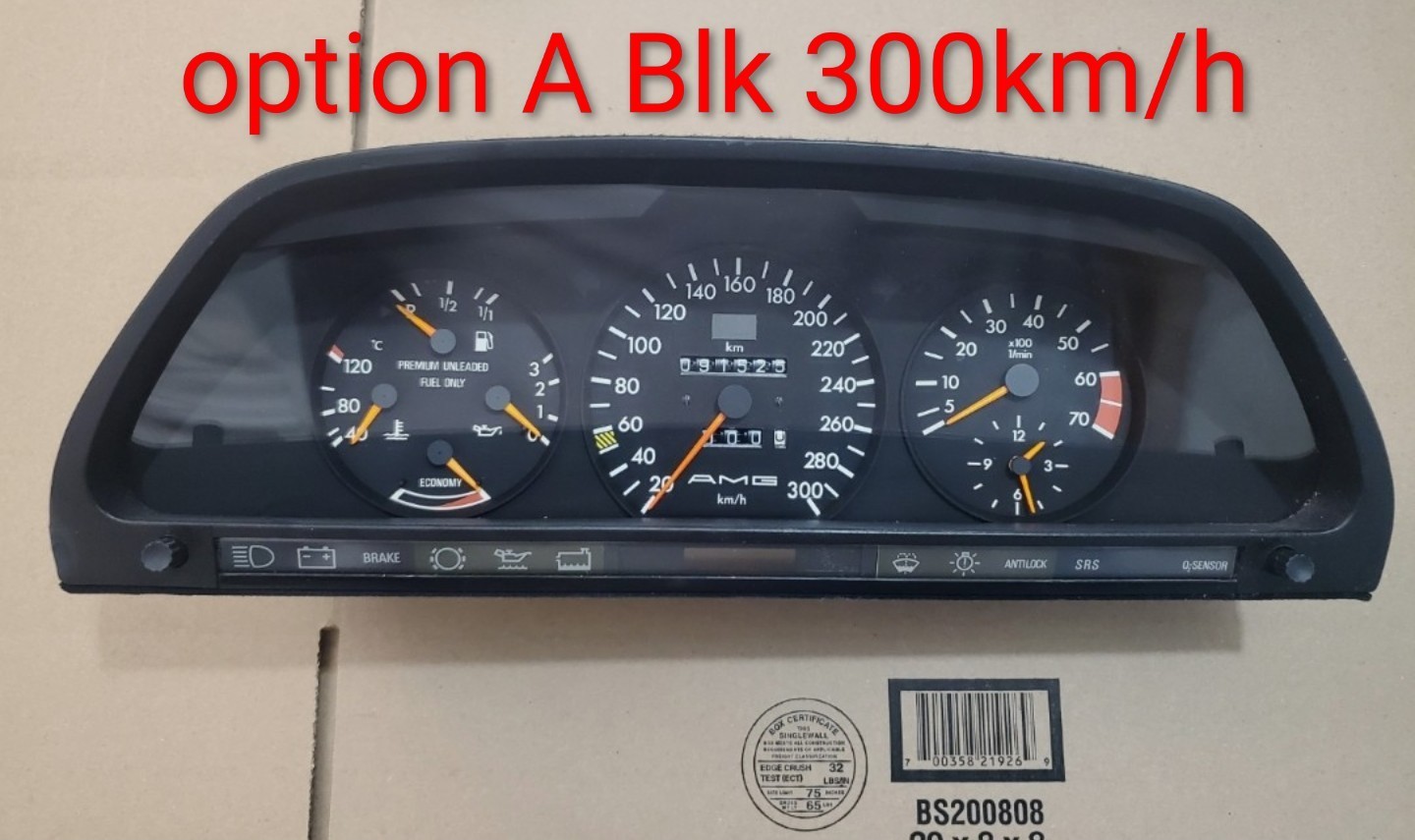Mercedes R107 W124 W126 W201 AMG BRABUS  speedometer cluster conversion service 