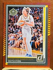 2025 Panini Donruss WNBA Katie Lou Samuelson RED LAVA PARALLEL /399 SP Storm #53