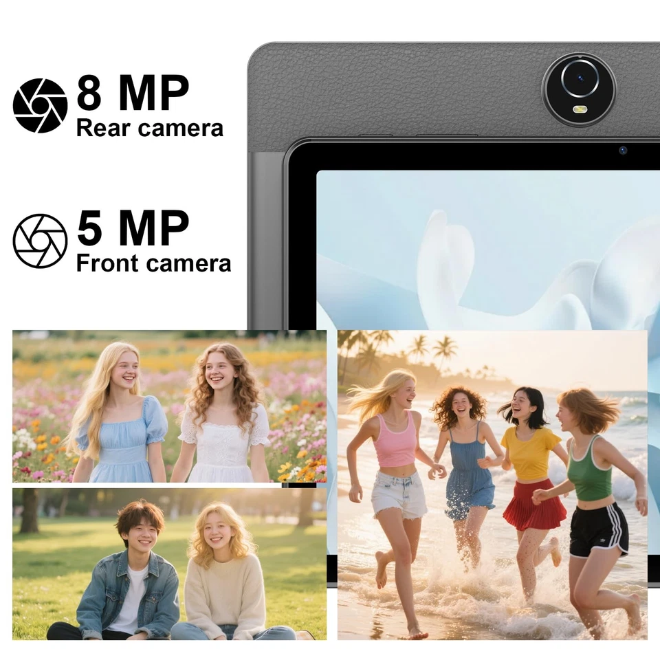 2025 Android 15 Tablet,11-inch,Android Tablet: Face Unlock, 6+6GB+128GB+1TB E... - Image 4 of 4