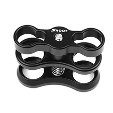 D F 1'' inch Aluminum Standard Ball Mount Clamp for Underwater Light Arm System