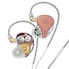 KZ x HBB DQ6S in-Ear Monitors Made for Music Lovers Wired Rose gold with mic