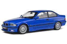 BMW e36 M3 Coupe 1996 Santorini blue diecast model car S1803912 Solido 1:18