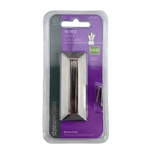 Style Selections Wired LED Lighted Doorbell Button Bronze SS-565-90 / 2369368