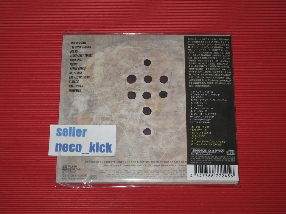 11B FOO FIGHTERS ST WITH BONUS TRACKS 30TH DELUXE EDITION 2025 JAPAN CD - Image 2 of 2