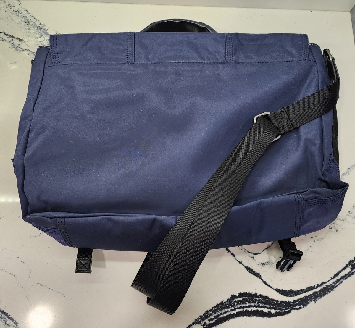 Diesel Men 00S Archive Nylon Messenger Bag Orange Blue Luxury