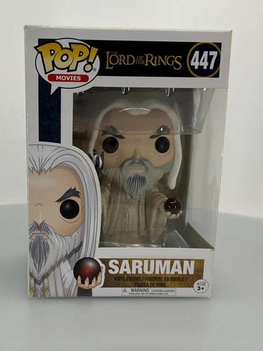 Funko POP! Movies Lord of the Rings Saruman #447 Vinyl Figure DAMAGED BOX