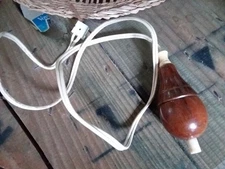 Antique Walnut Wood Pear Lighting Switch