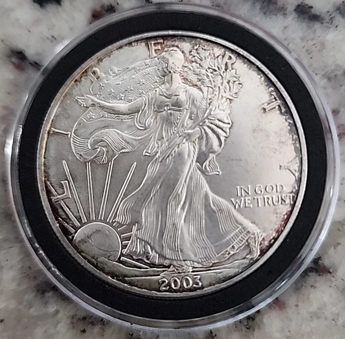 2003 American Silver Eagle Uncirculated 1oz .999 Fine Silver (E-4)
