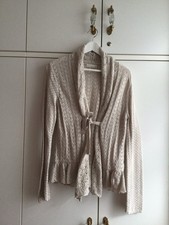 Odd Molly Strickjacke Gr. 3 L Gr. 40 hellgrau-beige, top!