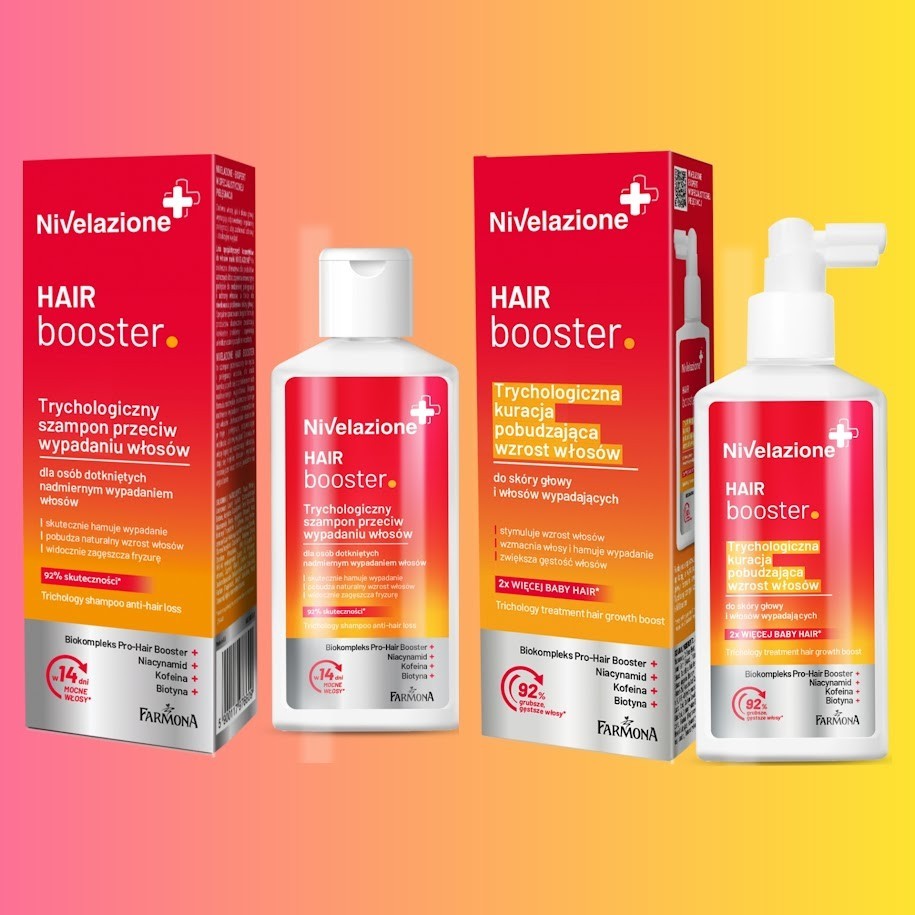 Nivelazione Hair Booster Trichology Shampoo Anti Hair Loss  100ml+Treatment 75ml