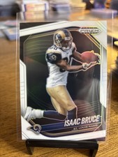 2025 Panini Prizm Black Isaac Bruce White Prizm #’d/175