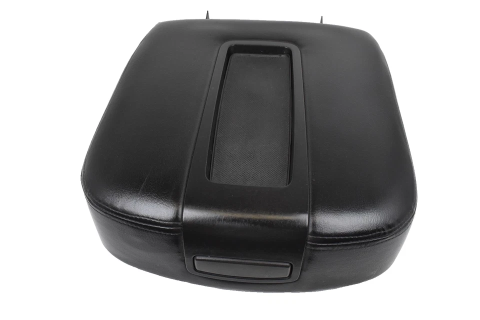 GMC Yukon XL 1500 2007-2009 consola central cuero negro tapa reposabrazos OEM Foto 2 de 4