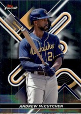2022 Topps Finest Baseball Card #80 Andrew McCutchen