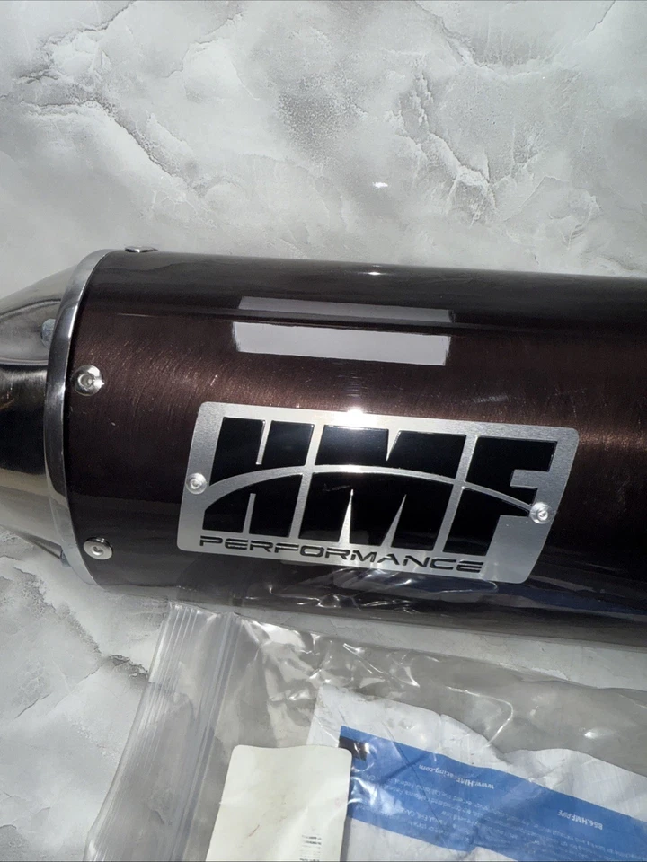 Escape HMF negro cromado deslizable Kawasaki Ninja 250R (a) Foto 4 de 4