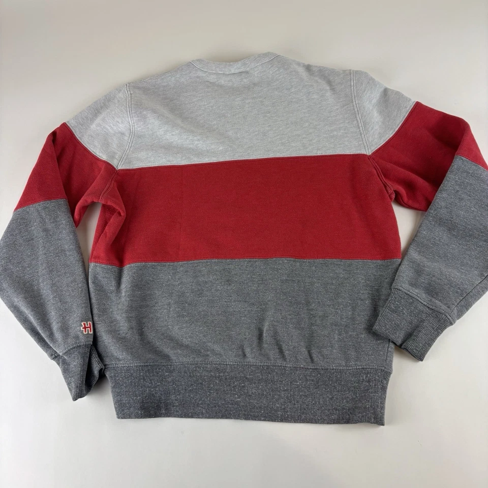 Homage St Louis Cardinals 运动衫男式小号红色灰色圆领色块 MLB — 第 3/4 张图片