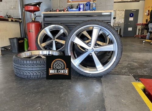 22x9 22x11 AMERICAN RACING NOVA VN701 WHEELS RIMS TIRES CHEVY GMC C1500 ...