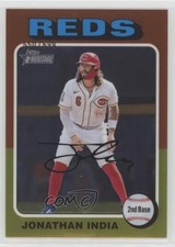2024 Topps Heritage High Number Chrome /699 Jonathan India #49 1xd