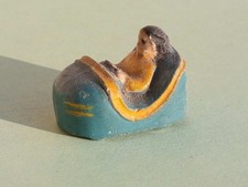 ancien jouet platre et farine VIBRO - manége auto-tamponneuse  fête foraine