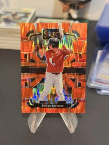 2024 Panini Select - Concourse Roman Anthony #56 Orange Flash Prizm (RC) ⚾️