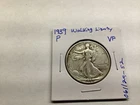 1939 Walking Liberty Silver Half-Dollar Key Date in Very Fine Cond 06112552te