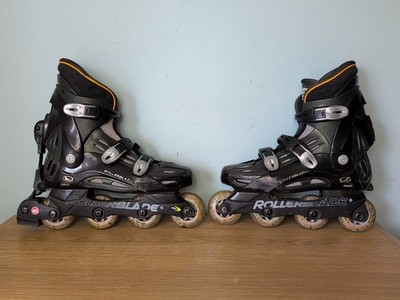Herren Rollerblade 402e Inline Skates Größe UK 10 EU 44 28,5.inkl Tasche + Schutz 