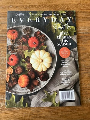Dayspring Everyday Faith November 2025 Magazine give thanks this season