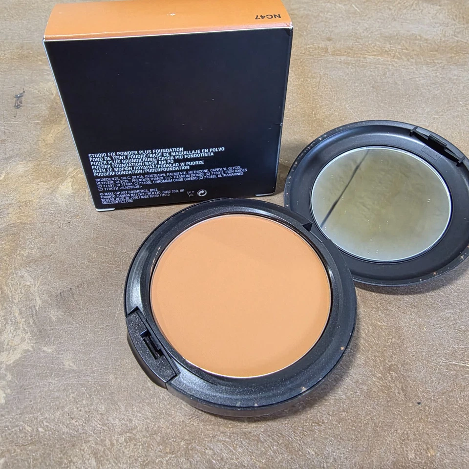 MAC  Studio Fix Powder Plus Foundation - NC47 - 0.52 OZ/ 15 g. NEW  & AUTHENTIC - Image 3 of 3