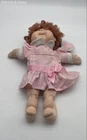 Cabbage Patch Kids Growing Hair Doll Vintage Coleco 1987 Red Hair Pink Dress