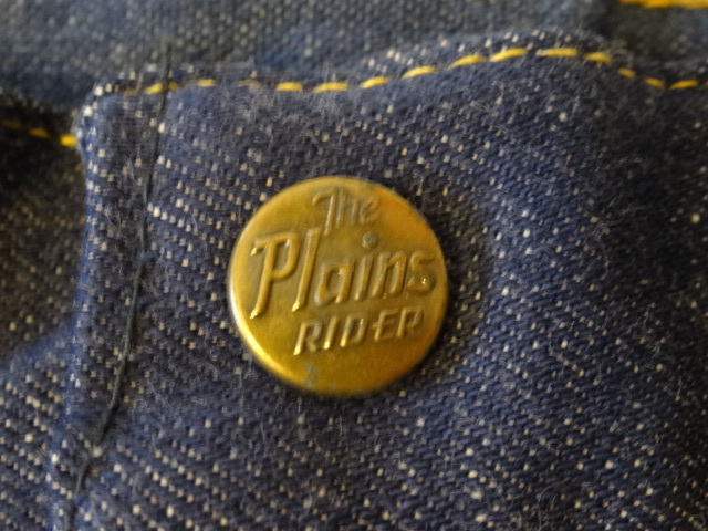Vtg 60s ELY & WALKER The Plains RIDER Indigo Denim Pant Jeans 27 x