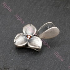 Sterling Silver Bail Pendant Connector Slide Pinch Clasp A2192