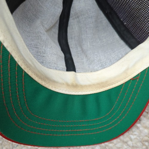 Vintage Anaheim Angels Snapback Hat Cap Mens L/XL Blue Trucker Mesh Made in USA - Picture 7 of 10