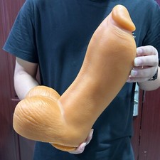 XXXL Huge Big Dildo Suction Cup Realistic Thick Penis Dong G-spot Sex Toy Women