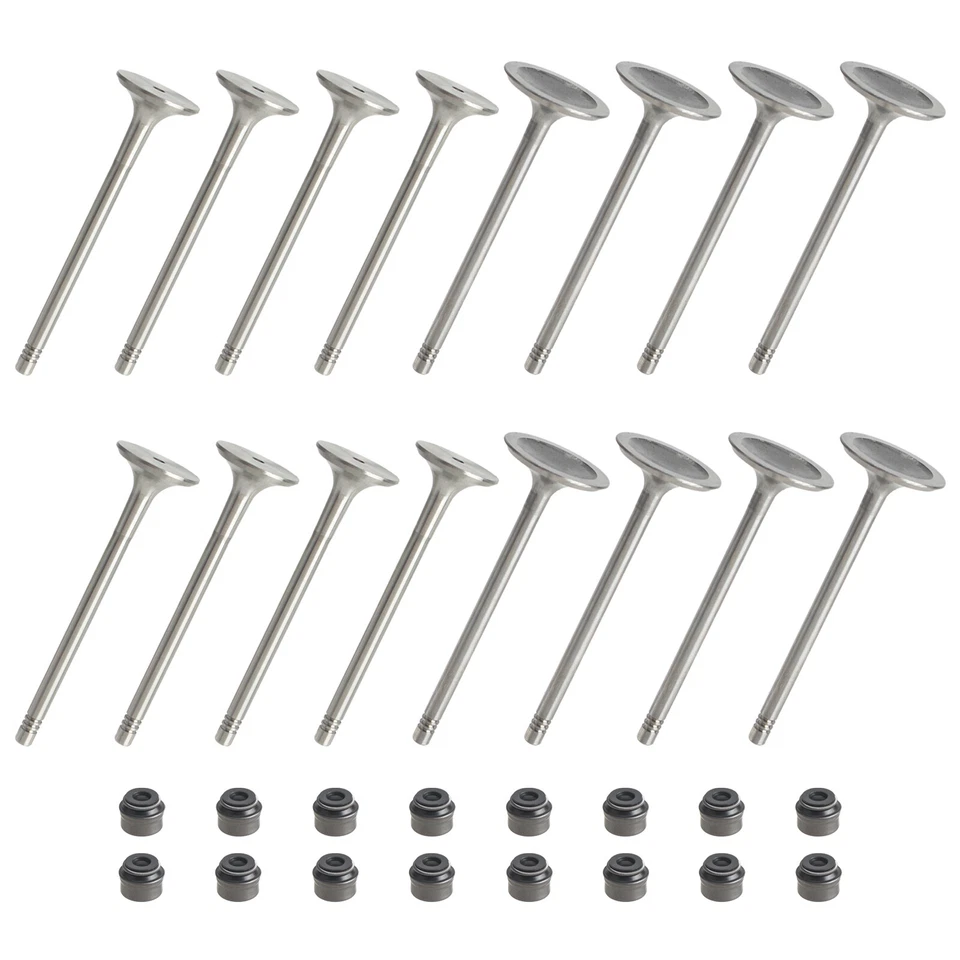 Válvulas de admisión y escape del motor para VW CC Eos GLI GTI Jetta Passat Tiguan 2.0T Foto 3 de 4