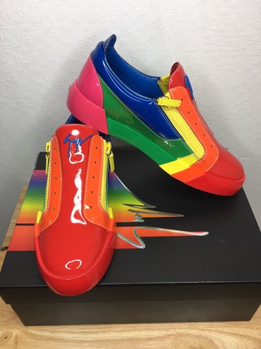 giuseppe rainbow sneakers